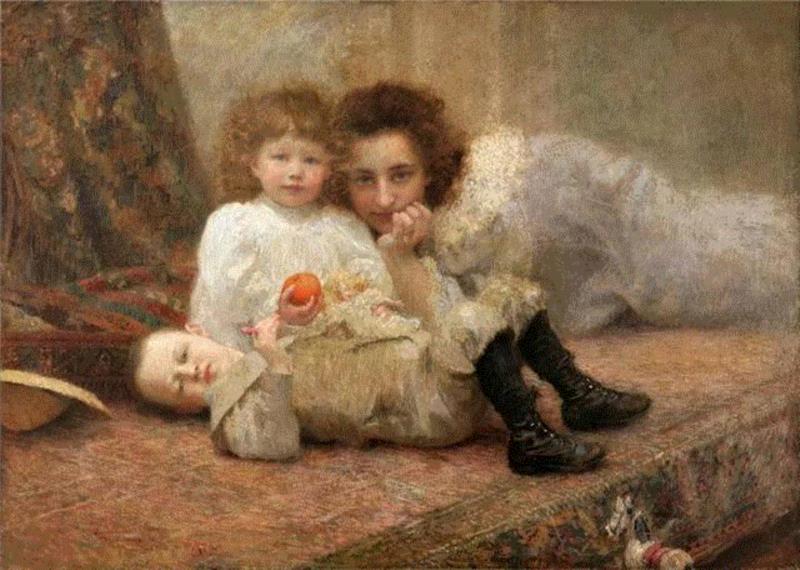 人体艺术 | 追随自己的内心创作 , 画家Vlaho-Bukovac作品