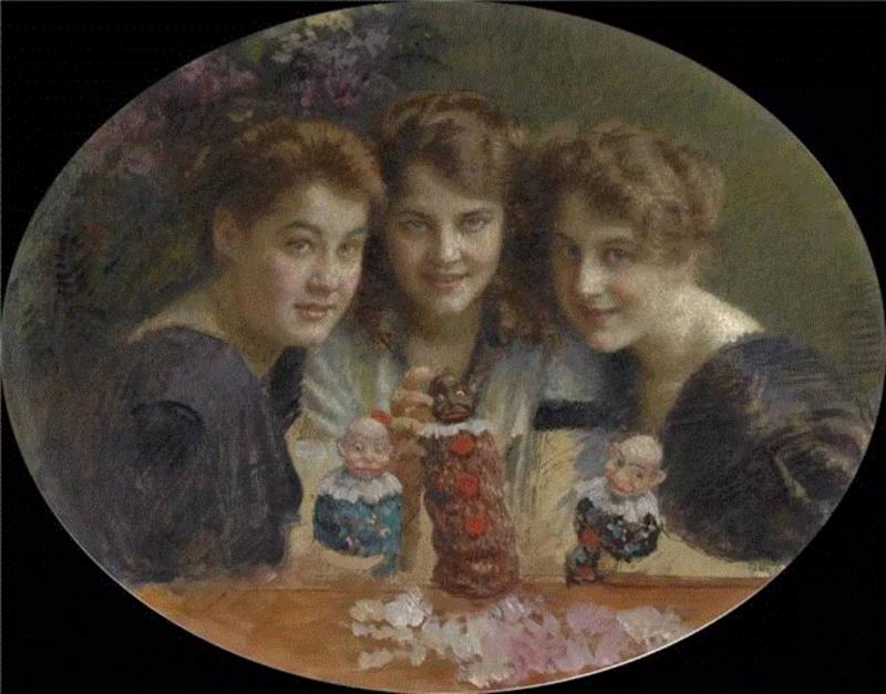 人体艺术 | 追随自己的内心创作 , 画家Vlaho-Bukovac作品