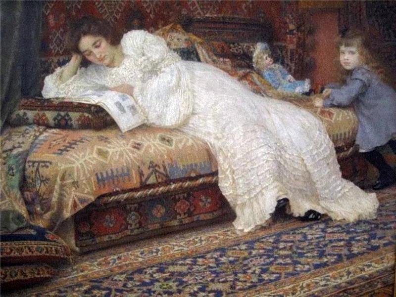 人体艺术 | 追随自己的内心创作 , 画家Vlaho-Bukovac作品