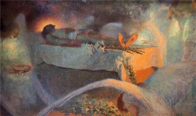 人体艺术 | 追随自己的内心创作 , 画家Vlaho-Bukovac作品