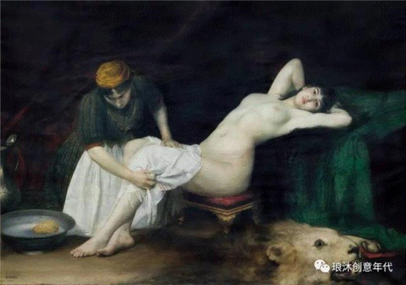 人体艺术 | 追随自己的内心创作 , 画家Vlaho-Bukovac作品