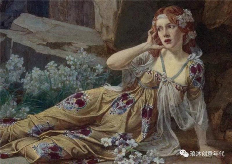 人体艺术 | 追随自己的内心创作 , 画家Vlaho-Bukovac作品