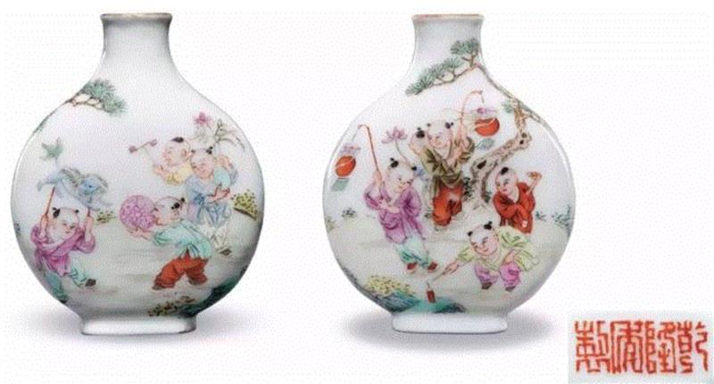 【嘉德春拍】掌中有乾坤——瓷质烟壶珍赏