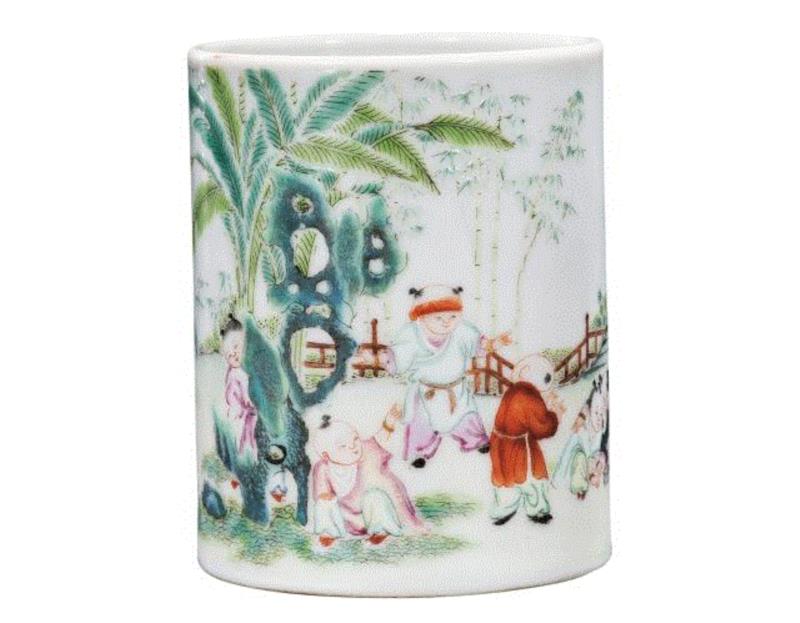 【嘉德春拍】童嬉稚趣——清代婴戏图瓷器赏析