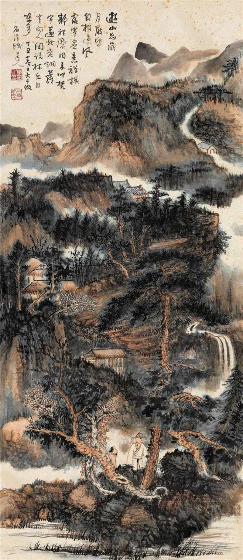 【春拍预览】岂向人间说，林丘自在多：大千山水二幅