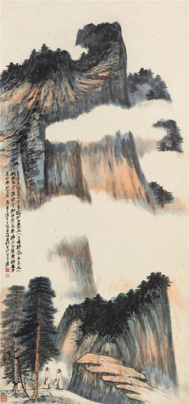 【春拍预览】岂向人间说，林丘自在多：大千山水二幅