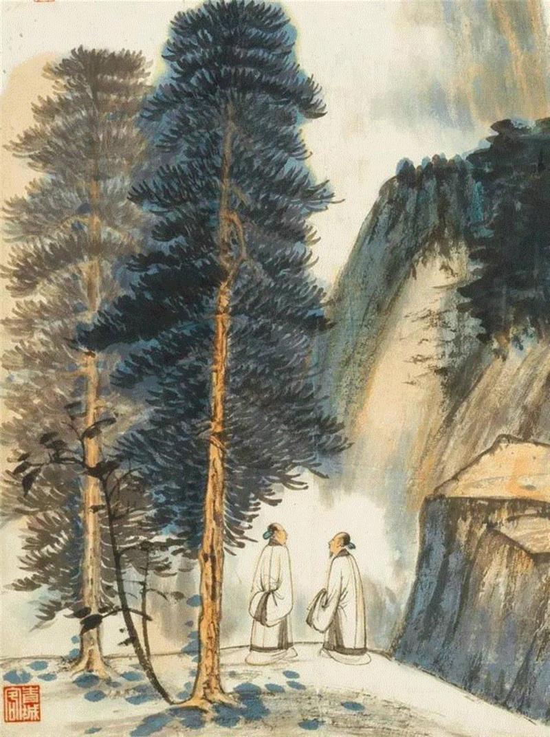 【春拍预览】岂向人间说，林丘自在多：大千山水二幅