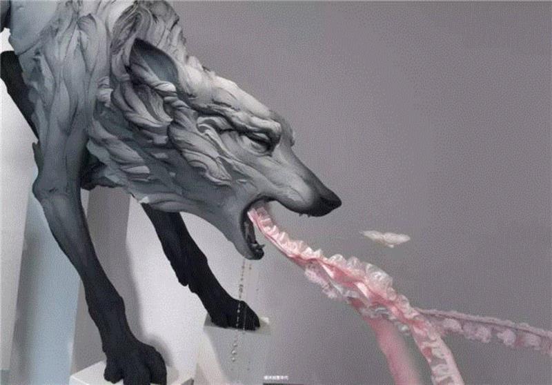 震撼人心 | 美国雕塑家Beth Cavener动物雕塑