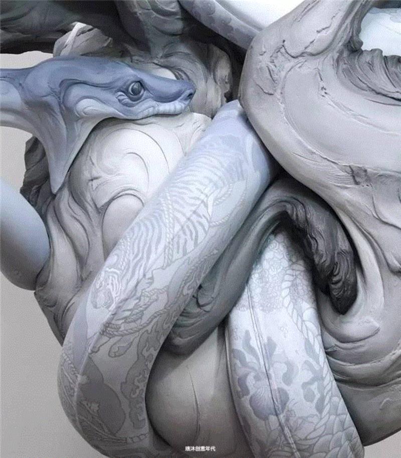 震撼人心 | 美国雕塑家Beth Cavener动物雕塑
