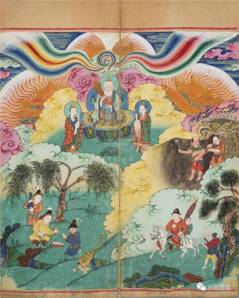 中贸圣佳2017春拍 | 嘉靖中宫皇后施写彩绘本