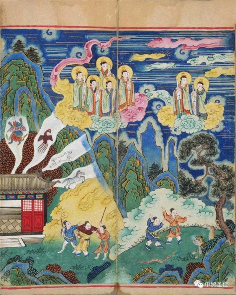 中贸圣佳2017春拍 | 嘉靖中宫皇后施写彩绘本