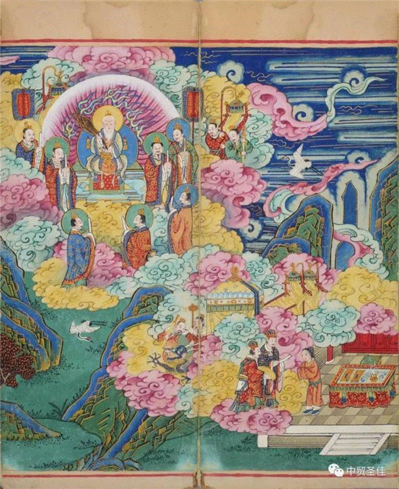 中贸圣佳2017春拍 | 嘉靖中宫皇后施写彩绘本