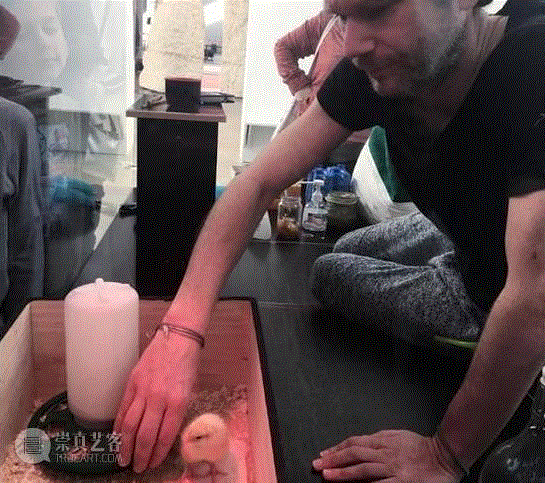 学母鸡孵蛋，把自己关进巨石，这位法国最极端行为艺术家都做了什么？,表演,亚伯拉罕·波因舍瓦尔,Poincheval,Abraham,行为艺术家,行为艺术