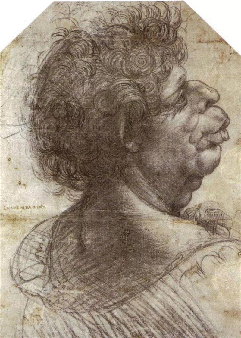 源于达·芬奇的讽刺画 ,讽刺画,达·芬奇