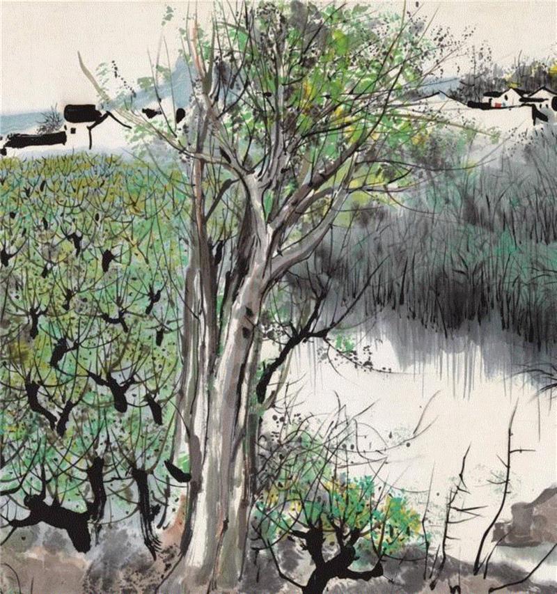 【春拍预览】“深巷画廊”藏吴冠中专辑 ：八十年代水墨撷英