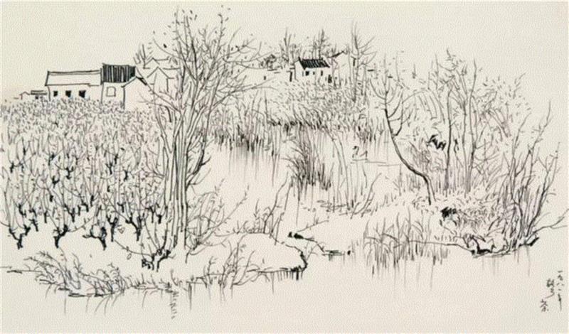 【春拍预览】“深巷画廊”藏吴冠中专辑 ：八十年代水墨撷英