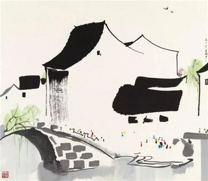 【春拍预览】“深巷画廊”藏吴冠中专辑 ：八十年代水墨撷英