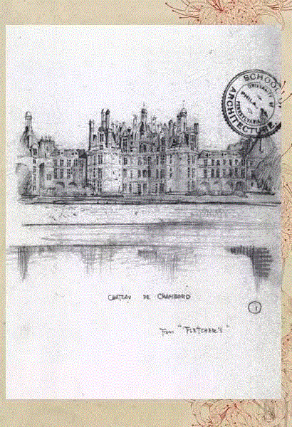 梁思成的建筑笔记手稿