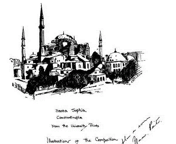 梁思成的建筑笔记手稿