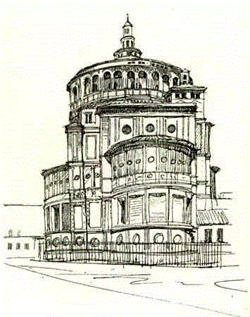 梁思成的建筑笔记手稿