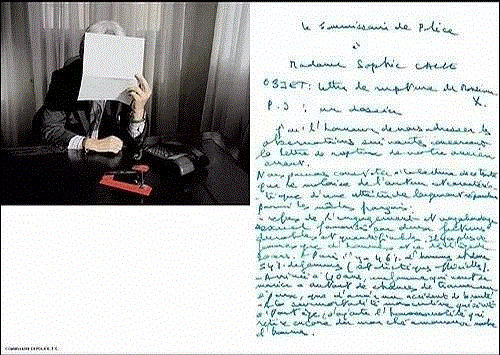 Sophie Calle——我不是在做艺术，而是在玩