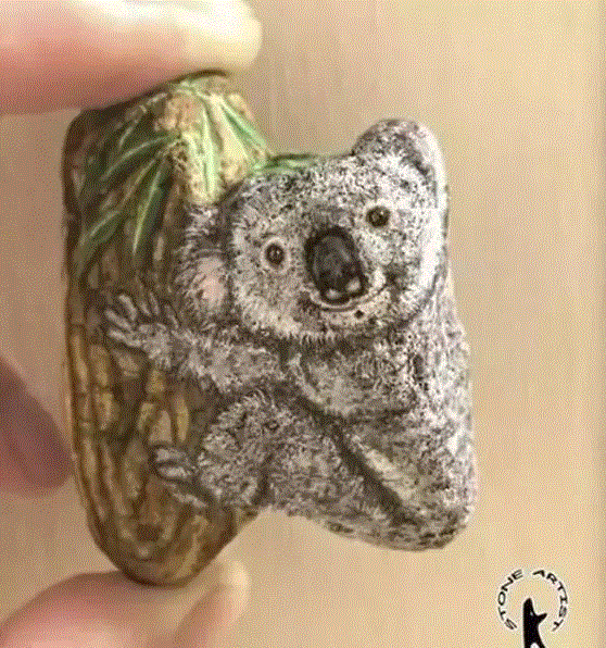 她把石头变动物,整个人都被萌化了
