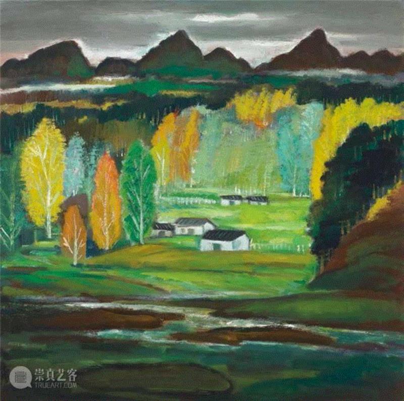 栩栩如生的家鄉美景 — 林風眠經典傑作《山村》賞析