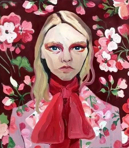 她的插画刷屏了Instagram，还被GUCCI印成了包