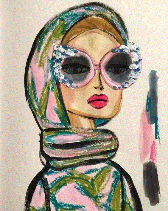 她的插画刷屏了Instagram，还被GUCCI印成了包