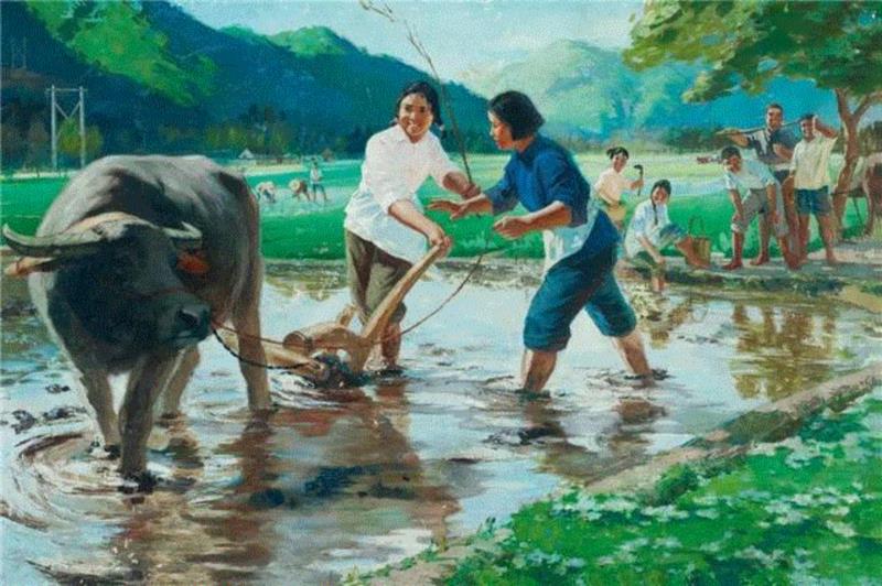 【春拍预览】何绍教《学耕》：知青美术的典范之作