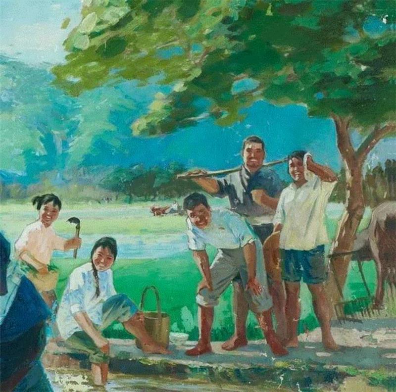 【春拍预览】何绍教《学耕》：知青美术的典范之作