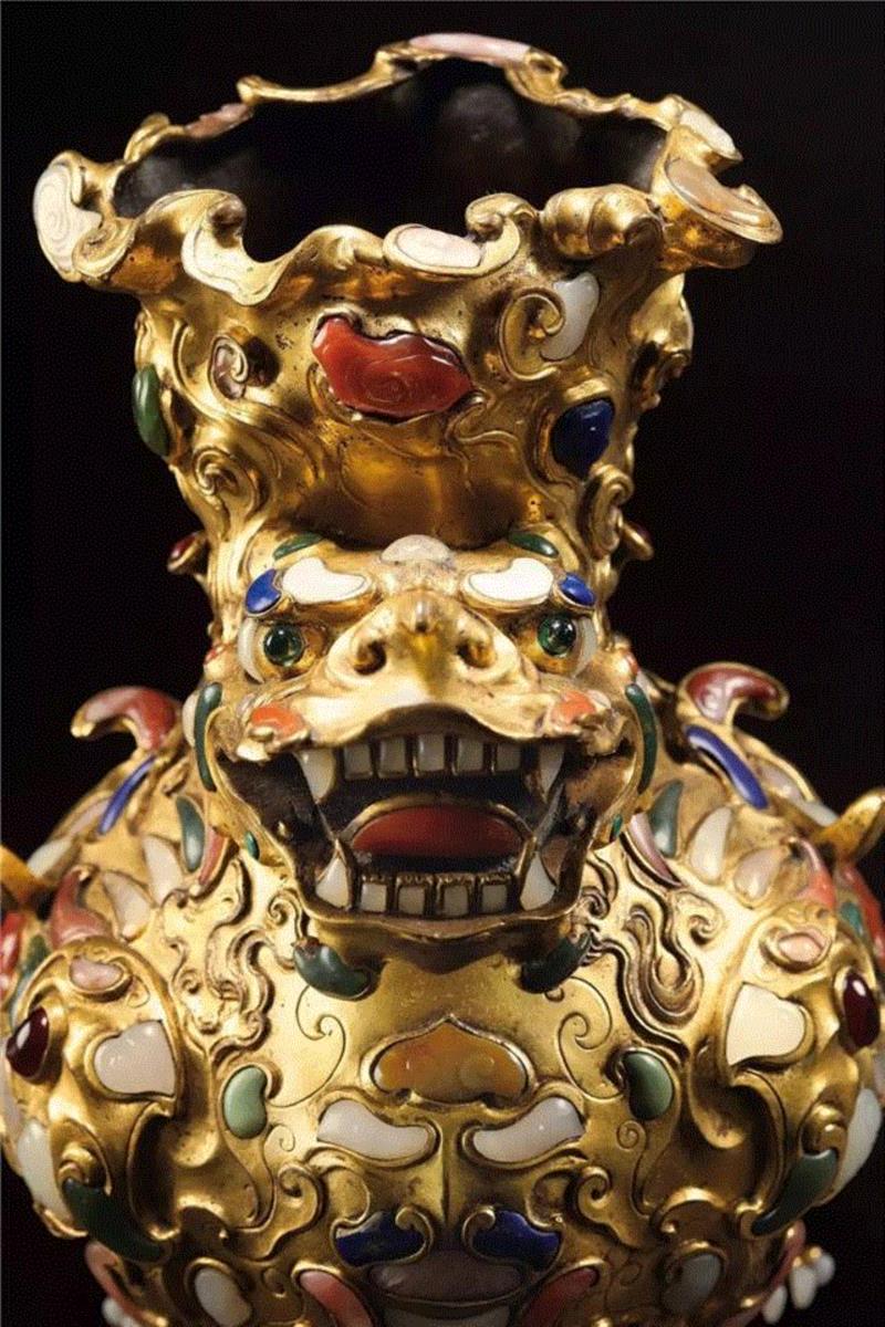 馥郁瑞祥 — 清乾隆銅鎏金嵌百寶瑞獸賞鑑 | 保利香港五周年春拍