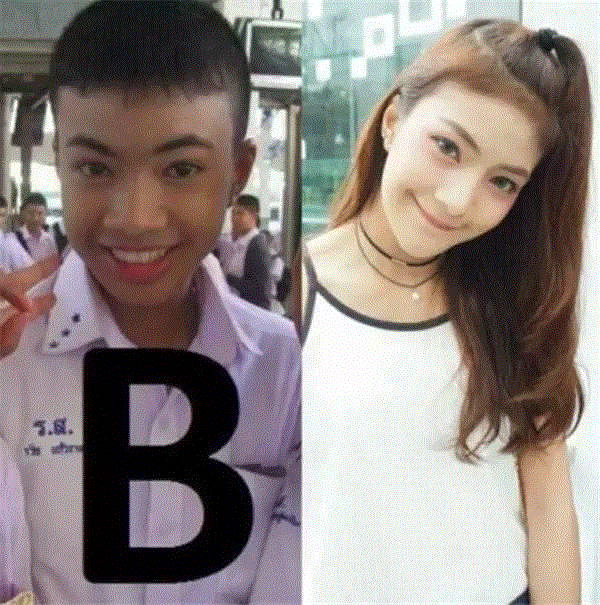 【惊奇】泰国人妖变性前后对比照,比女人还美!