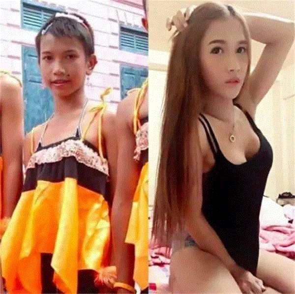 【惊奇】泰国人妖变性前后对比照,比女人还美!