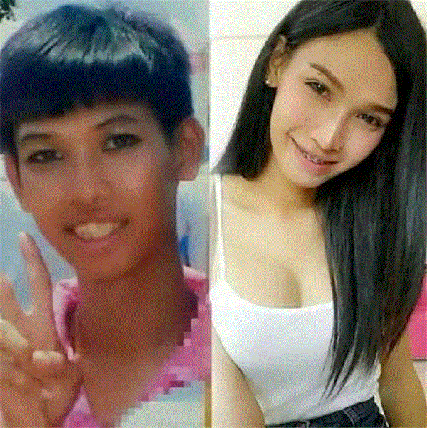 【惊奇】泰国人妖变性前后对比照,比女人还美!