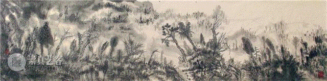 艺术家侯彦生的青绿山水作品