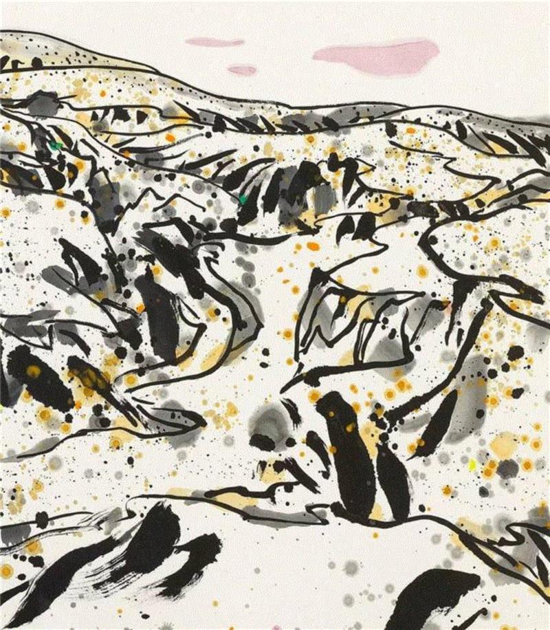 中国嘉德2017春拍 | 黄土高原睡尤酣——吴冠中笔下的河曲高原