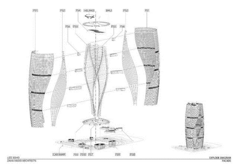 扎哈新作：世界最高中庭的北京丽泽SOHO