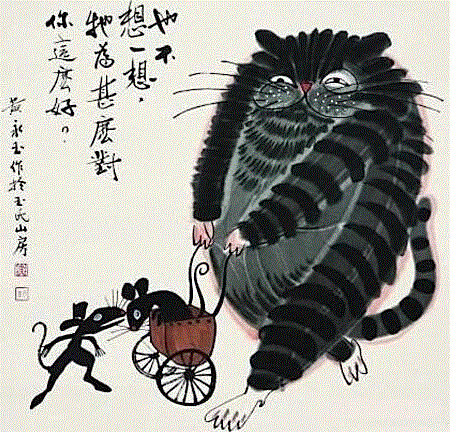 鸡年黄永玉画鸡！ “九零后”黄先生的风趣
