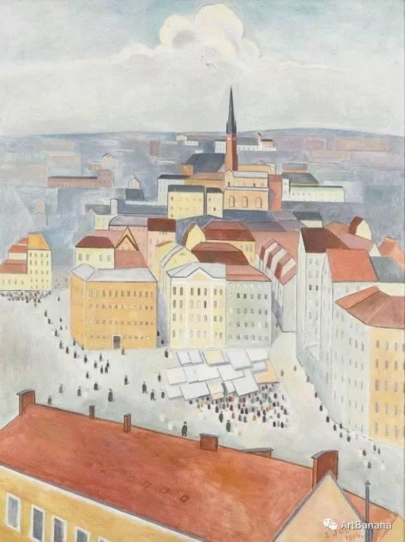 Einar Jolin 的绘画作品