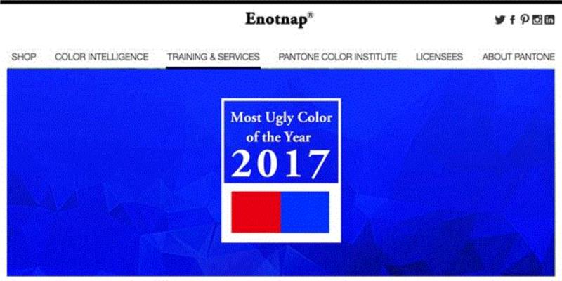 Enotnap发表2017设计师最辣眼睛配色…