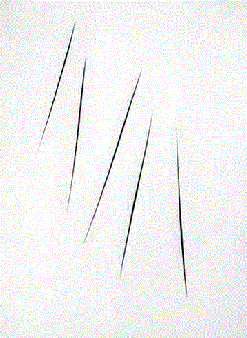 刺穿画布，创造无限的一维 | 卢西奥·封塔纳