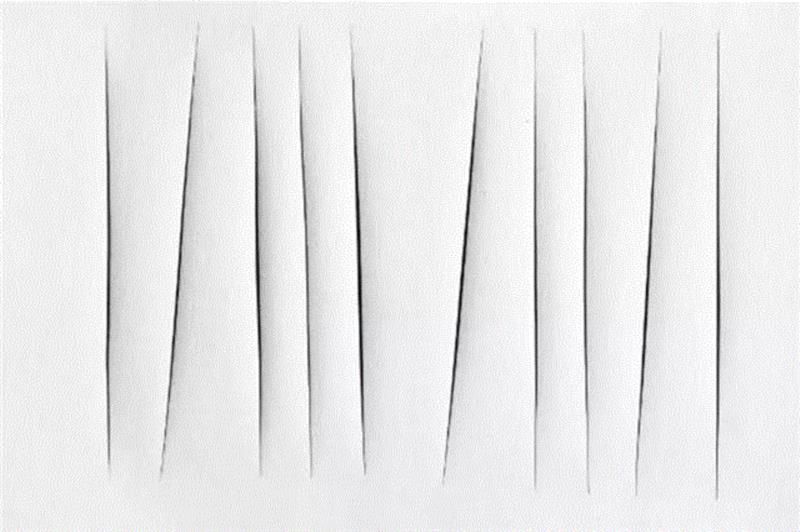 刺穿画布，创造无限的一维 | 卢西奥·封塔纳