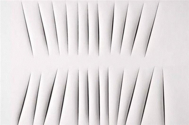 刺穿画布，创造无限的一维 | 卢西奥·封塔纳