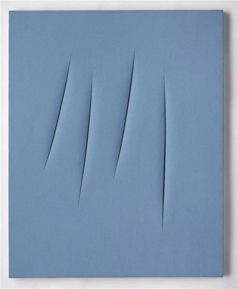 刺穿画布，创造无限的一维 | 卢西奥·封塔纳