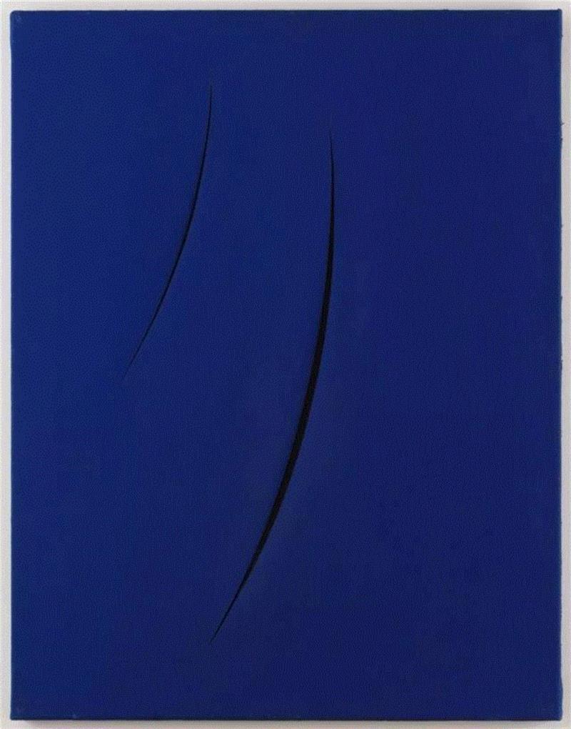 刺穿画布，创造无限的一维 | 卢西奥·封塔纳