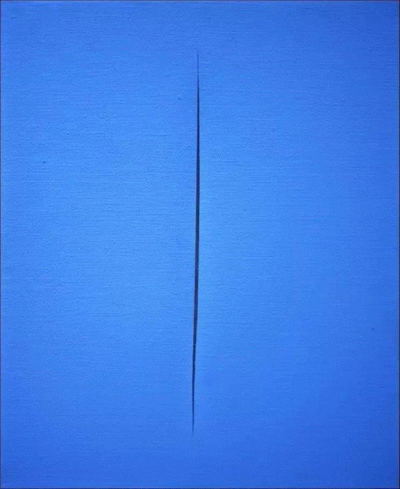 刺穿画布，创造无限的一维 | 卢西奥·封塔纳