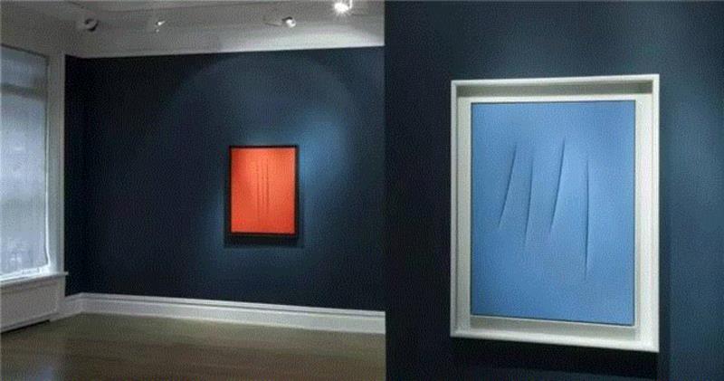 刺穿画布，创造无限的一维 | 卢西奥·封塔纳