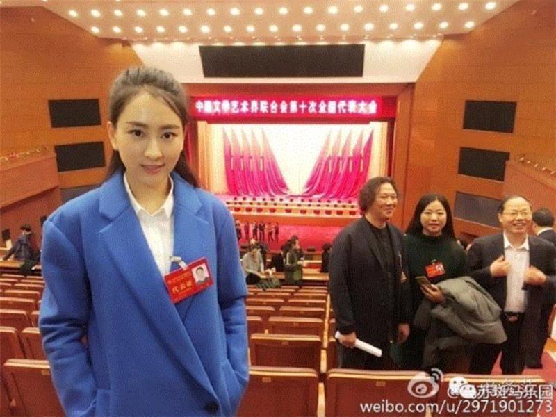 文艺 ▎赵薇、胡歌、佟丽娅去人民大会堂开会，穿成这样你认识吗