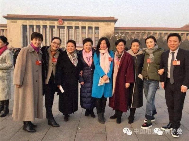 文艺 ▎赵薇、胡歌、佟丽娅去人民大会堂开会，穿成这样你认识吗